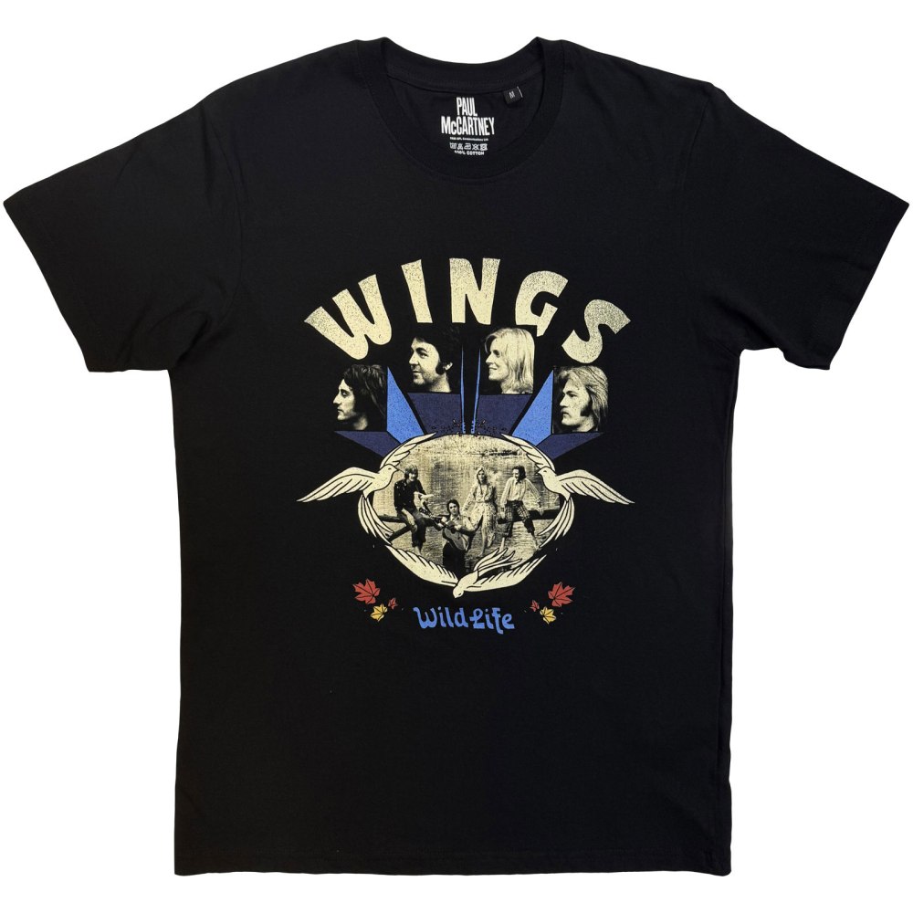 Paul McCartney - Wildlife Mens Tshirt - Black